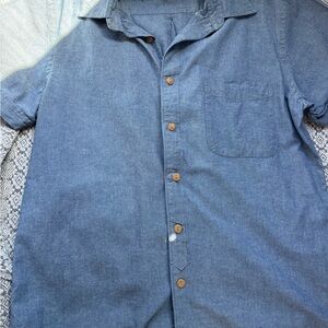 Arizona Jean Company Blue Button Down Shirt